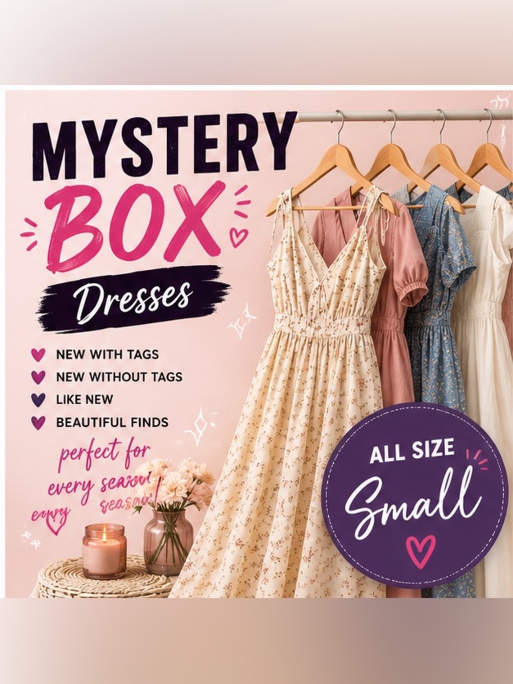 MYSTERY BOX DRESS-Assorted Colors Size Small